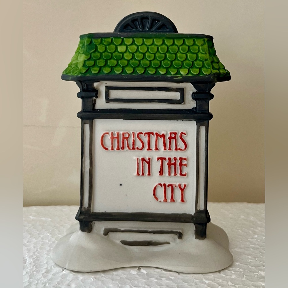 Department 56 Christmas in the City Sign
